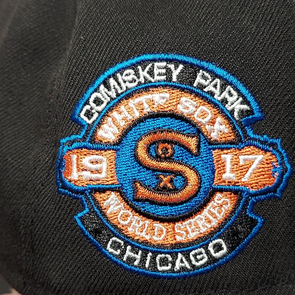 Chicago White‎ Sox Hat Cap Fitted Mens 7 1/2 MLB Baseball Cooperstown New Era